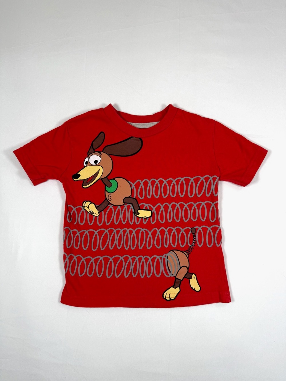 DISNEY PIXAR Toy Story Slinky Dog Shirt Toddler Size 18M Character Graphic Tee